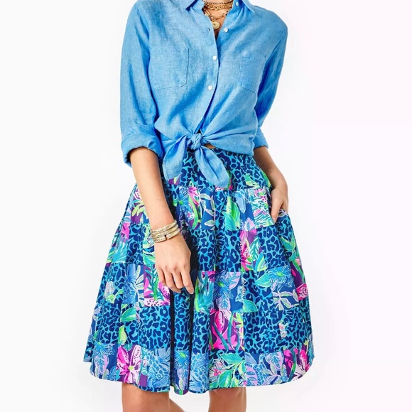 Lilly pulitzer Bryant Skirt size 4 - Picture 3 of 6